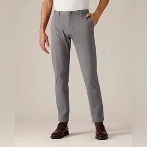 RHONE Men's Slim Chinos - Gray. 32/32